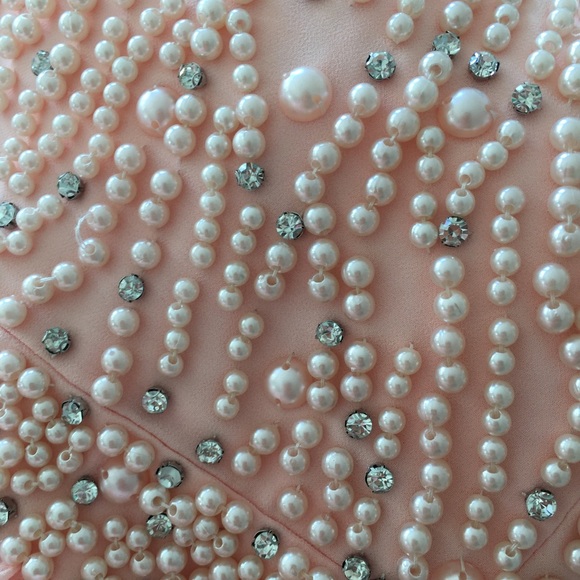 Beautiful Peach Colored Dress - Picture 6 of 7